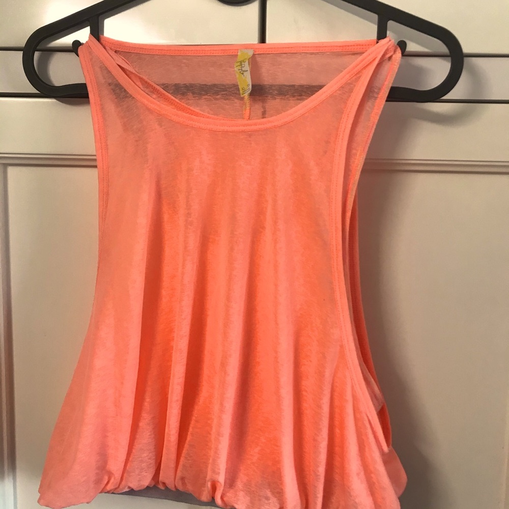 Free People, tank top, Coral Sz XS fits s-m